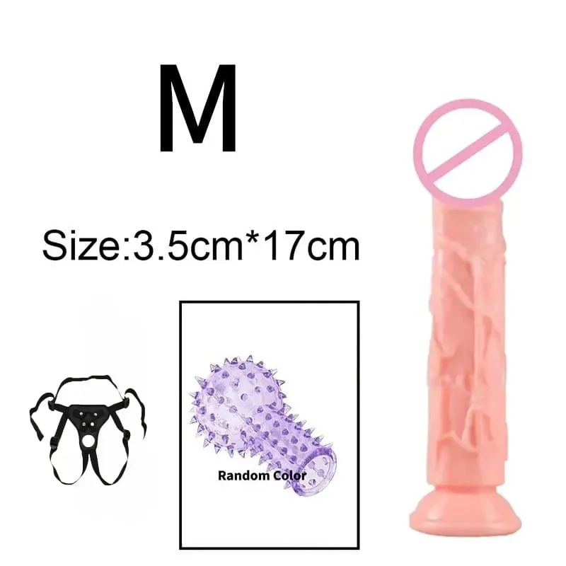 Cheap Realistic 5 Sizes Butt Plug Dildo Man Women Penis Suction Cup Anal Sex Toys Gay Suction Cup Big Dick Vaginal Masturbators