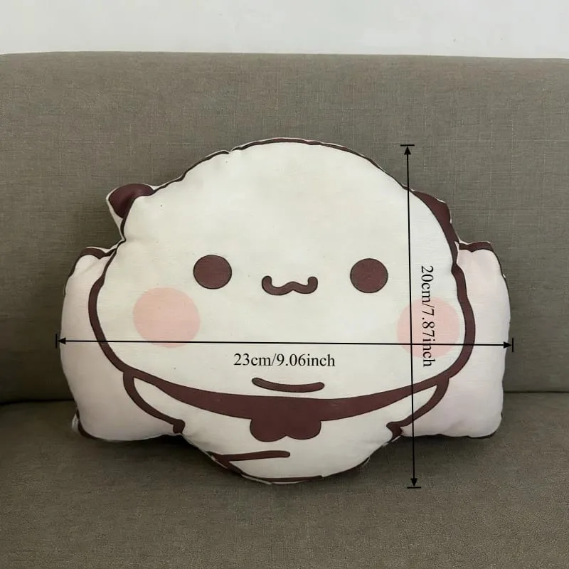 New Cute Bubu Panda Throw Pillows Kawaii Anime Yier Plush Pillows Sleeping Companion Pillow for Friends Home Decor Couple Gift