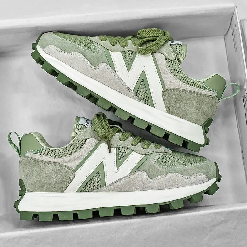 Men New Breathable Sneakers High-end Sport Balance Fashion Shoes for Men Trend Luxury Sneakers Women Zapatos Altos Hombre — image 5