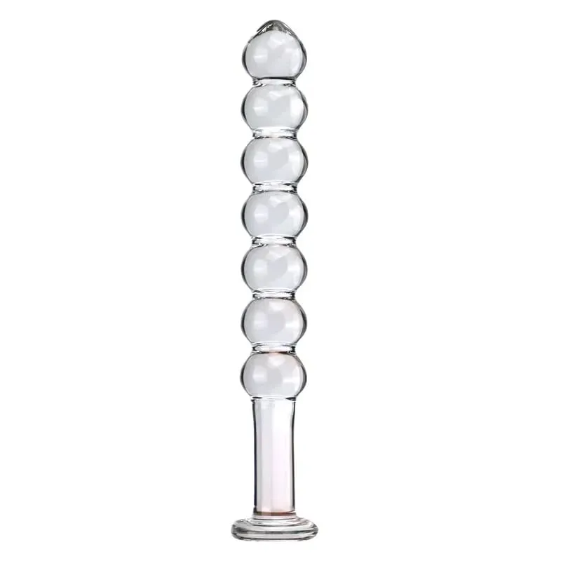 Plug Anal en verre, Six styles, perles de traction, double usage, petits godes, Plug Anal, Masturbation, dilatation postérieure, jouets sexuels pour adultes — image 9