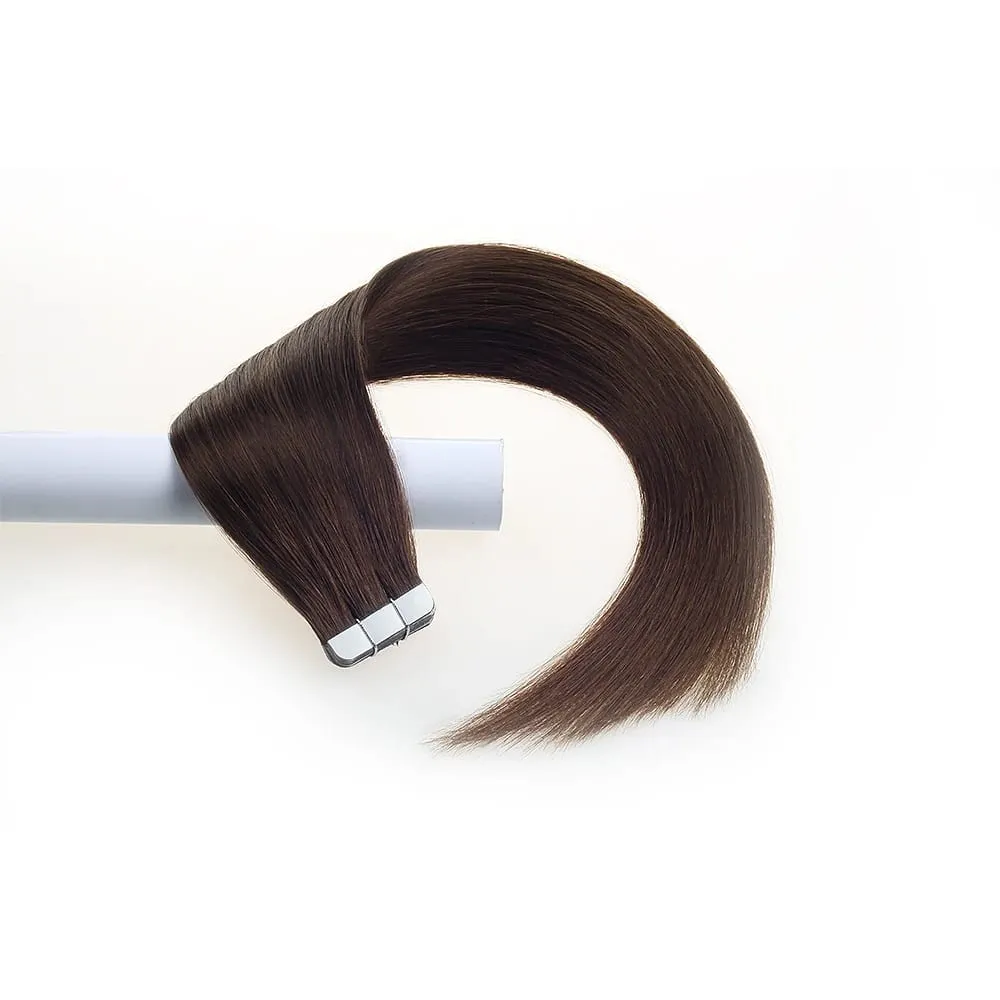 Aromas Hair Tape In Hair Extensions Human Hair 4x1cm Skin Weft Remy Tape Ins 20pcs 40pcs 14-22 inch For Thin Hair — image 10