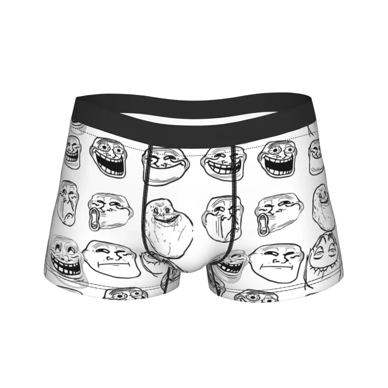 Rage Comic Trollfac Trunk Funny Anime Pouch Underwear Hot Sale Pattern Boxer Brief Kumportableng Panlalaking Panloob Plus Size — image 9