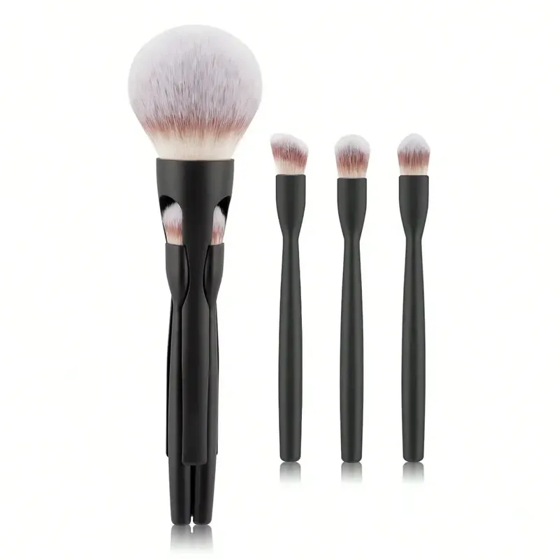 4-Piece Makeup Brush Set Featuring Professional-Grade Brushes Made from High-Quality Synthetic Fibers for a Luxurious Feel. — image 17