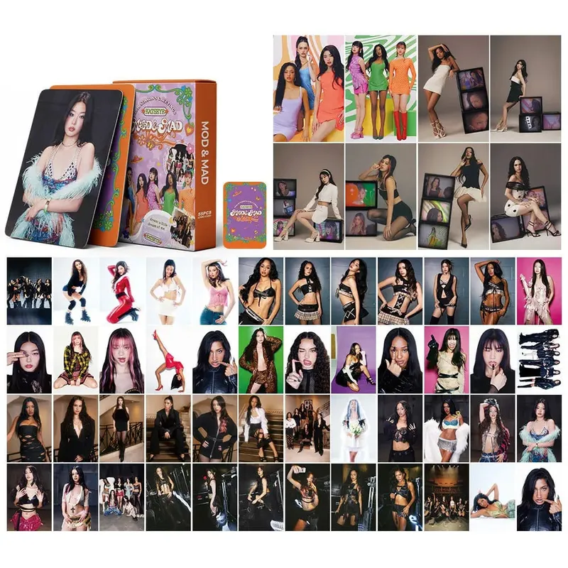 92pcs KATSEYE New Album PINKY UP Photo Card Photocards Stickers Kpop Merch Lomo Cards Set Fans Collection Cards Gifts — image 22