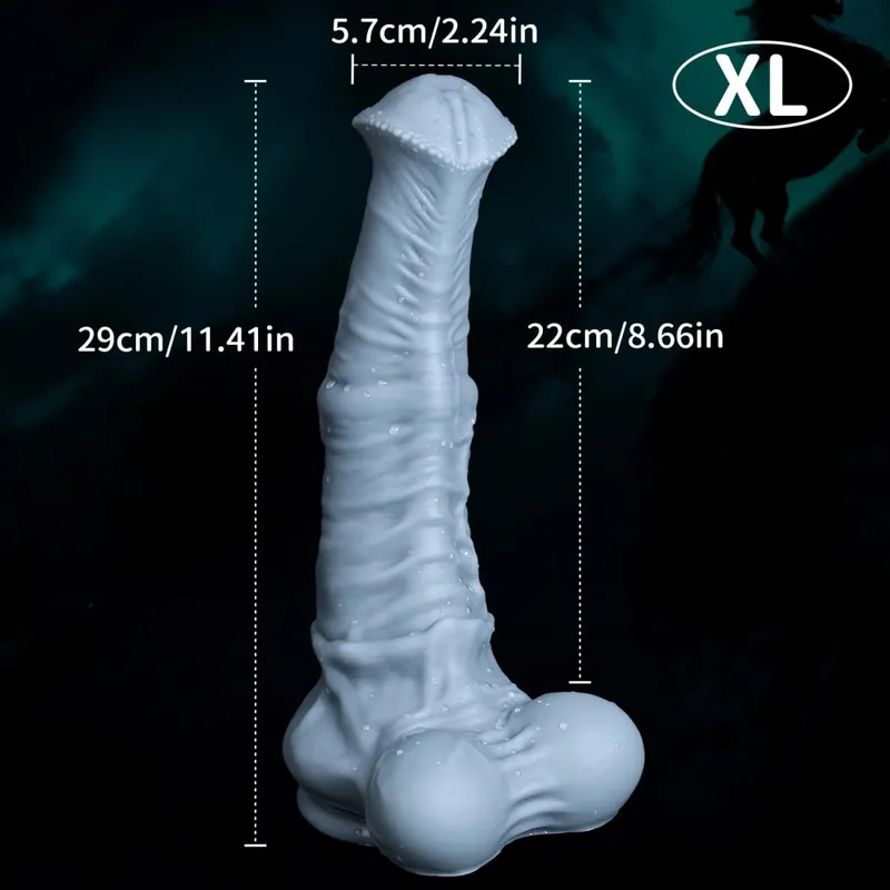 Big Horse Dildo Realistic Penis Huge Anal Plug Sex G-Spot Stimulation Massage Stimulate Female Masturbator Sex Toys for Women 18