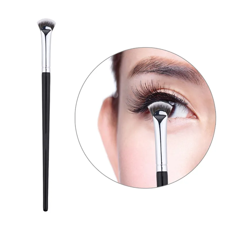 New Fan-shaped Eyelash Brush Soft No Shedding Professional Beauty Eyelash Makeup Brushes Mascara Highlighter Powder Smudge Tool — image 2