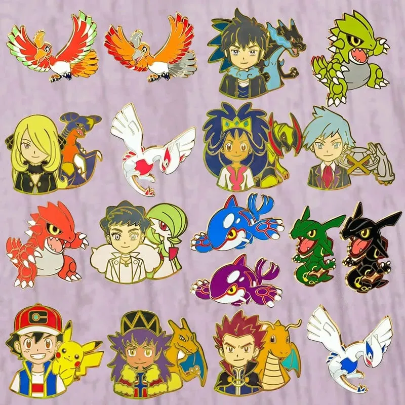 Pokemon Hard Enamel Pin Brooch for Clothes Lapel Pins for Backpack Badges on Bags Jewelry Accessories Fans Gifts — image 1