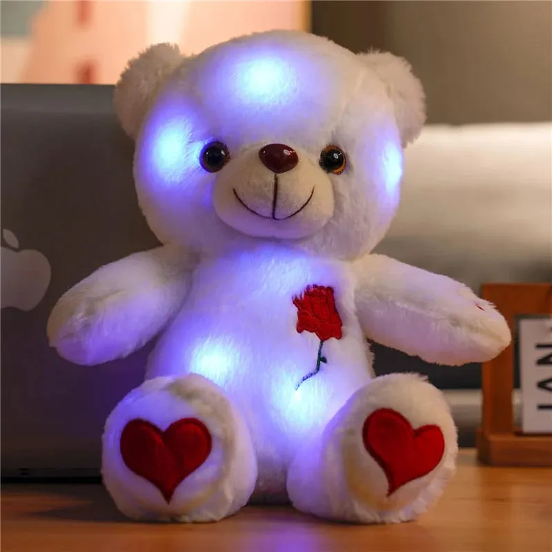 Cute Plush Light Bear Toy Tool Soft Present Birthday Gift Light LED Stuffed Animals Plush Toy Colorful Glowing Festival Gift — image 4