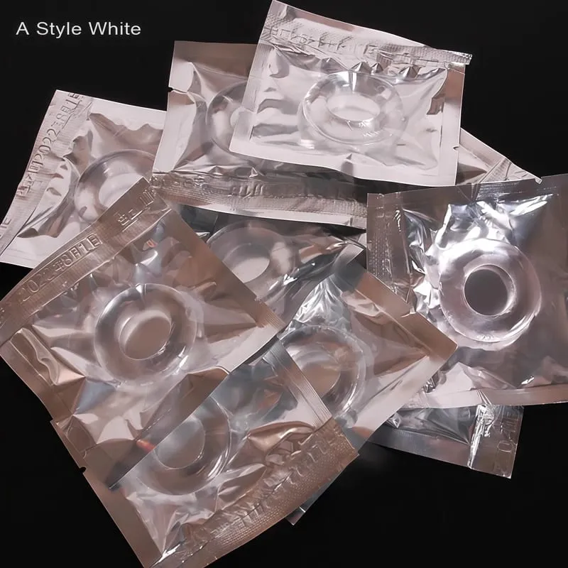 Intimate Goods For Men 5-100PC Ejaculation Delay Silicone Lock Sperm Ring Sex Adult Game Toys Erotic Cock Ring Exotic Accessorie — image 14