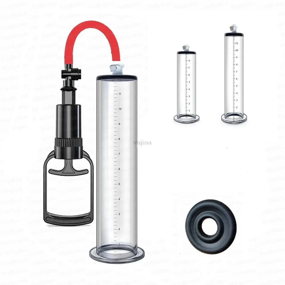 Manual Penis Pump Acrylic Penis Enlarger Sex Toy For Men Vacuum Pump Male Masturbation Penis Extender Trainer Adults Sex Product — image 2