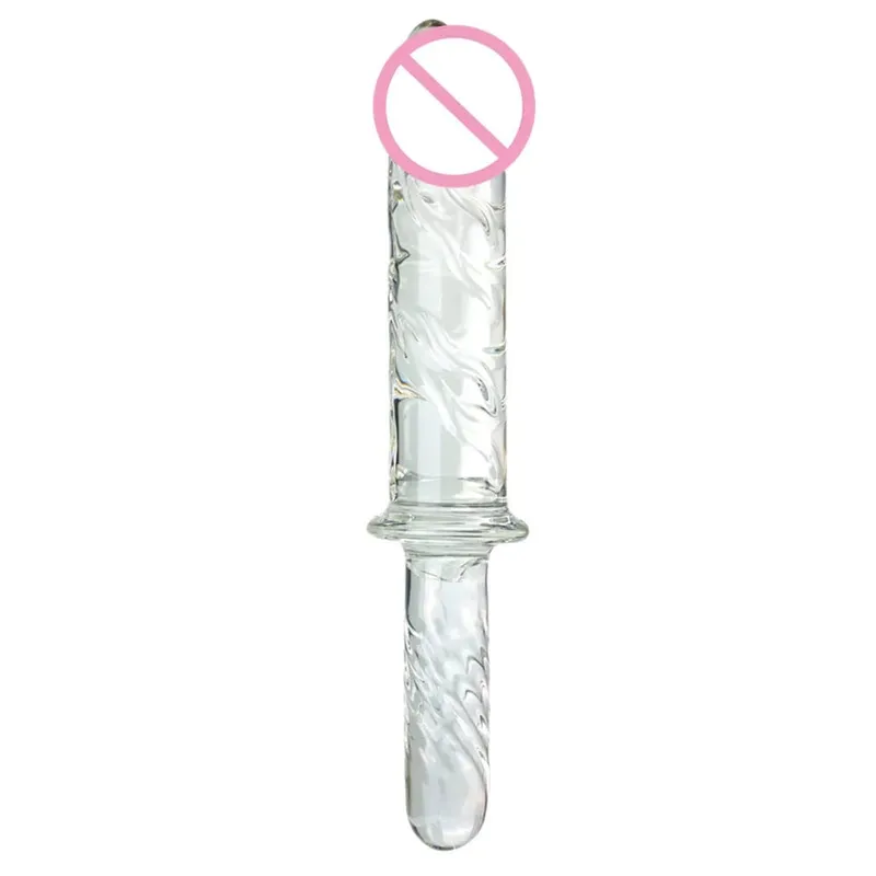 Malaking Crystal Glass Dildo Big Anal Plug Sex Toy Para sa mga Babae Vagina Massage Para sa Famale Masturbation Penis G-spot Clitoris Lalaki Pang-adulto