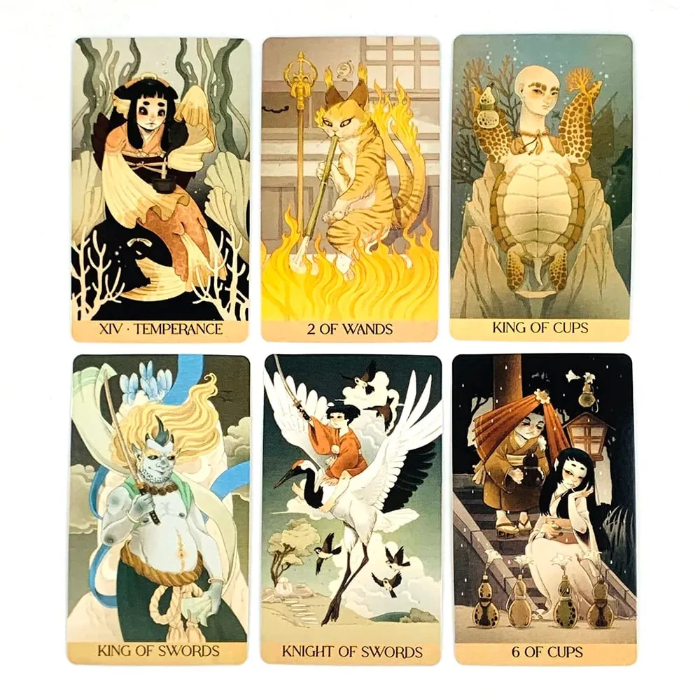 Yokai Tarot Cards Rooted In Japanese Folklore English Version Divination Board Game Family Gathering Party Cards Game Tools — image 4