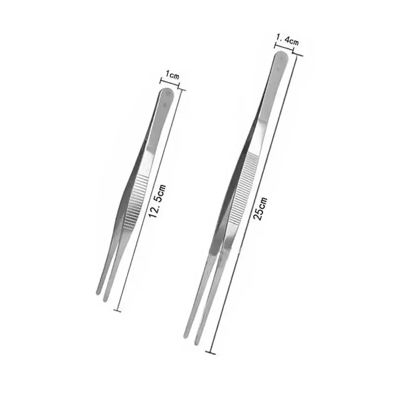 Stainless Steel Multifunction Barbecue Tongs Food Clip BBQ Kitchen Gadgets Cooking Tweezers Buffet Tool CFQJ006 — image 11