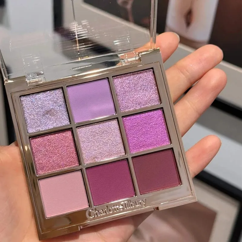Charlotte Tilbury PILLOW TALK Série Coração Macio Cor Dupla Pó Blush Placa de Cores Código de Cores Quentes Primeiro Amor Sexo em Fogo