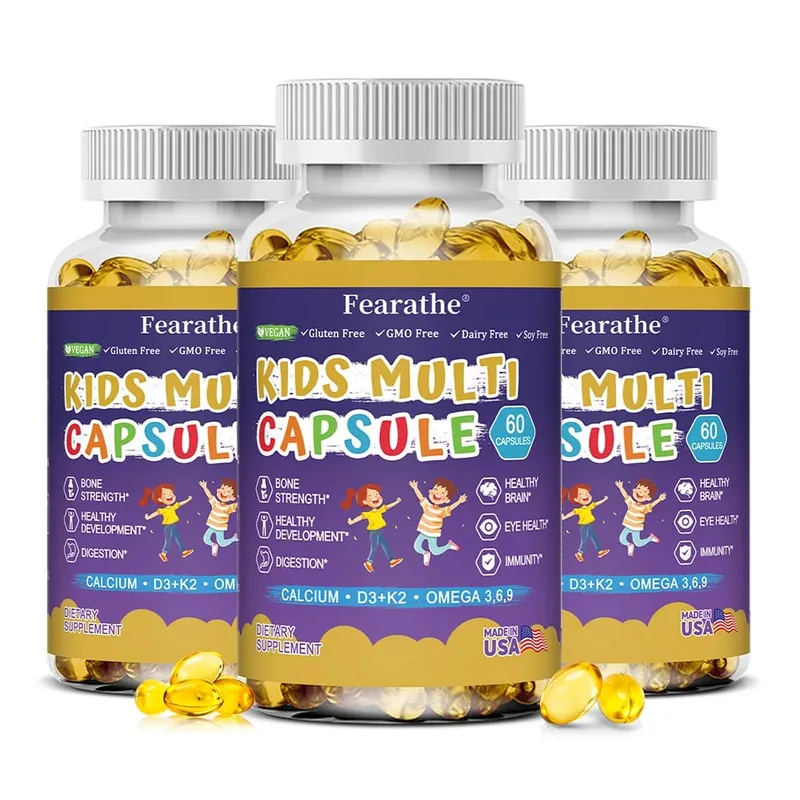 Kids Complete Nutrition Gummies na may Vitamin D3 Zinc at Iodine para sa Immune Support at Growth Support 60 Gummies — image 10