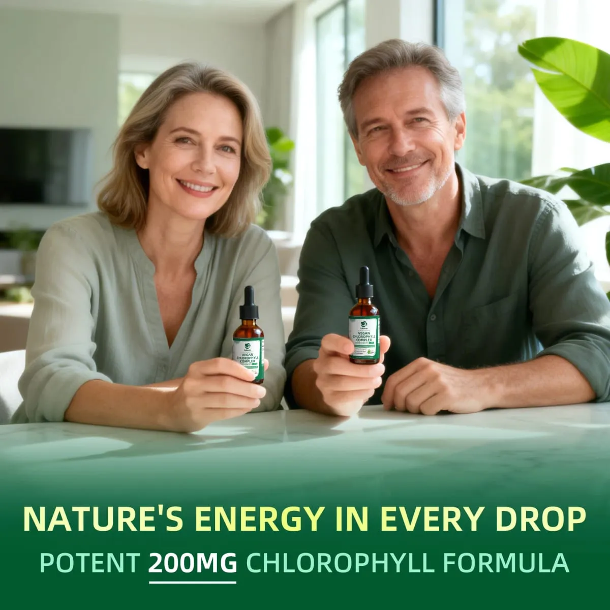 Lukaree 30ML Chlorophyll Liquid Drops Supports Natural Cleansing & Immune Internal Deodorant Skin & Gut Health Vegan Sugar-Free — image 5