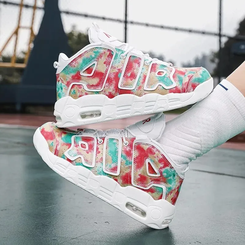 Couple Trend Air Cushion Sneakers 2026 Large Size Light Non-slip Durable Basketball Running Casual Shoes — image 5