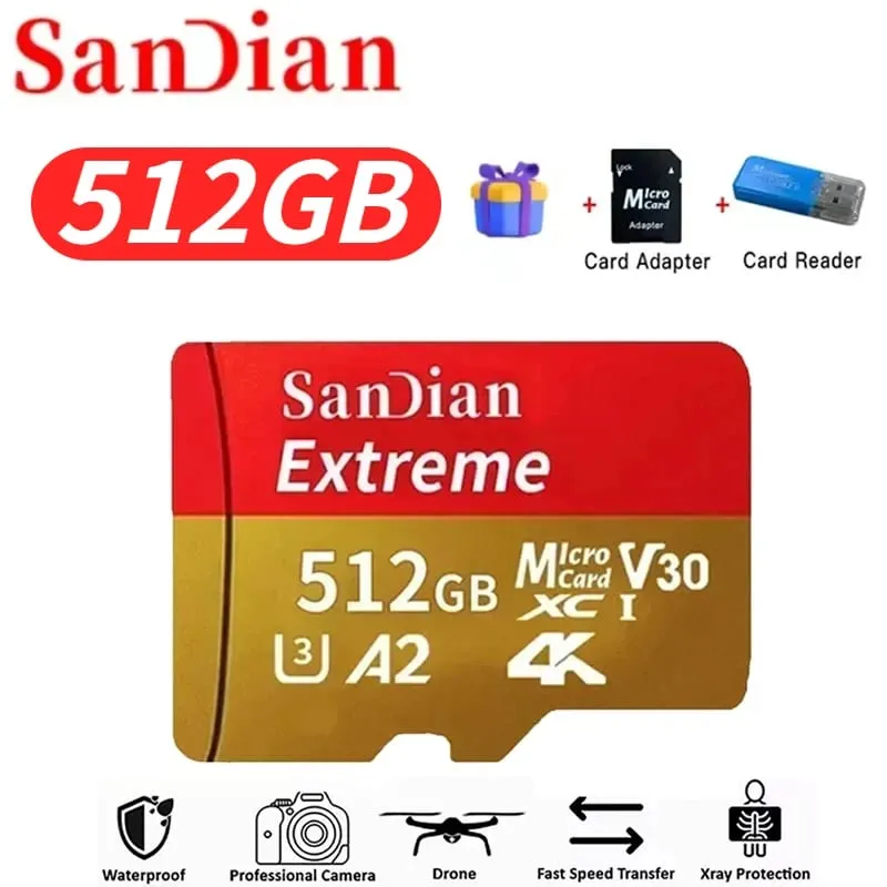 High-Speed Storge SD Card 128GB Original Micro TF Card 512GB Class 10 High Speed Transfer for Camera/PC/Phone — image 8