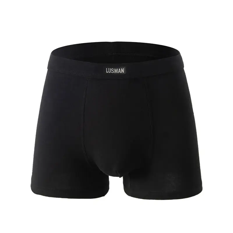 90-200kg boxers masculinos plus size roupa íntima tecido de algodão completo de alta qualidade — image 2