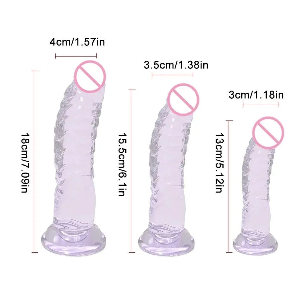 Valósághű fekete vibrátor erős tapadókorongtal. Puha pénisz szexjáték nőknek és férfiaknak kihangosító anális hüvelyi felnőtt játék M-ben — image 5