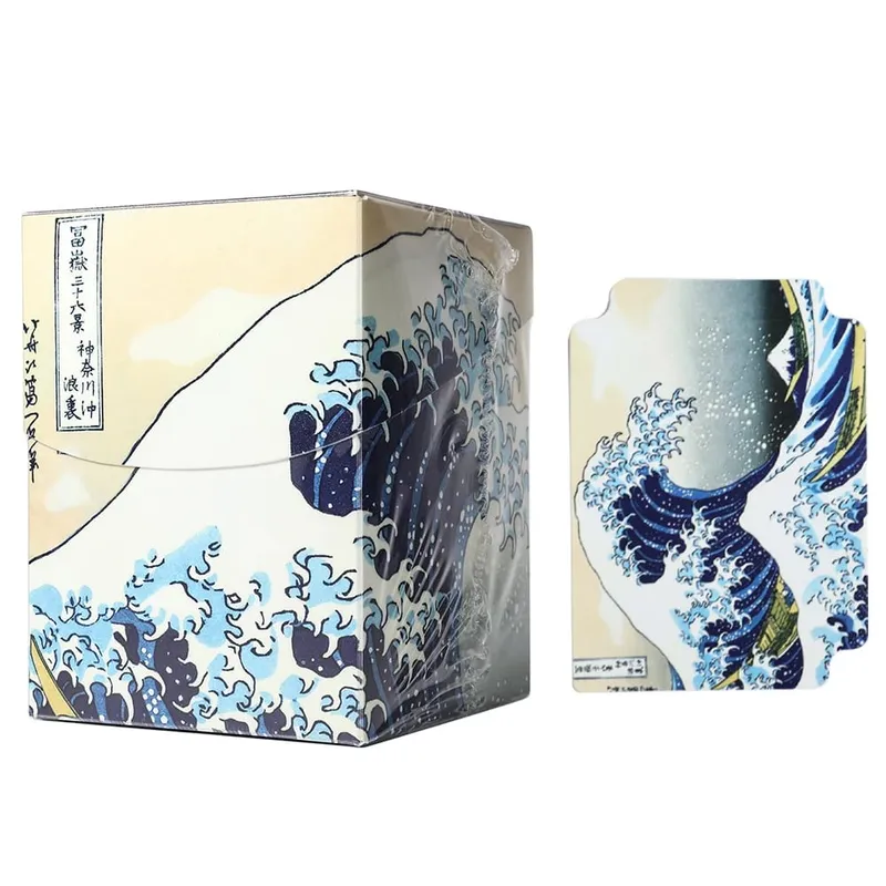 100+ BASIC LANDS Plastic Trading Card Box Holds Double-Sleeved Cards TCG/CCG Storage Card Deck Case for MTG/YGO With Two Divider — image 9