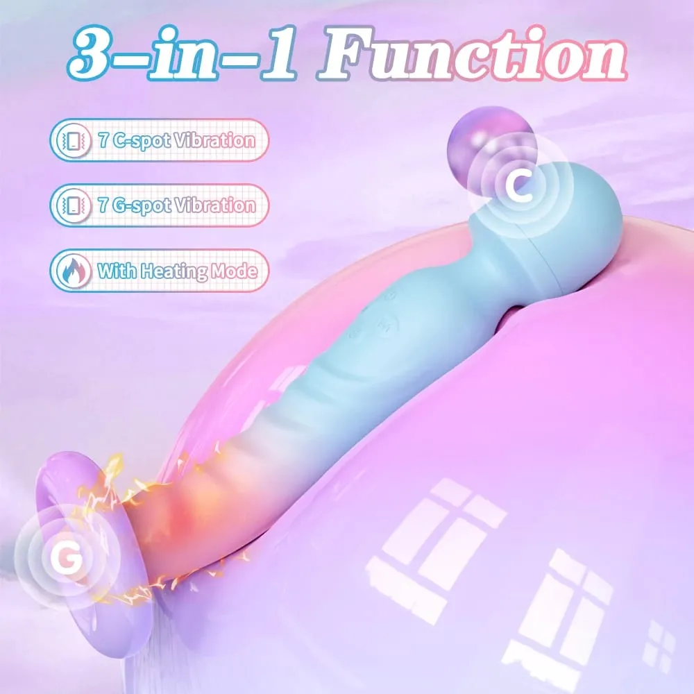 Heating AV Vibrator Sex Toys for Women Powerful G Spot Dildos Magic Wand Vagina Stimulator Female Masturbation Adult Products 18 — image 5