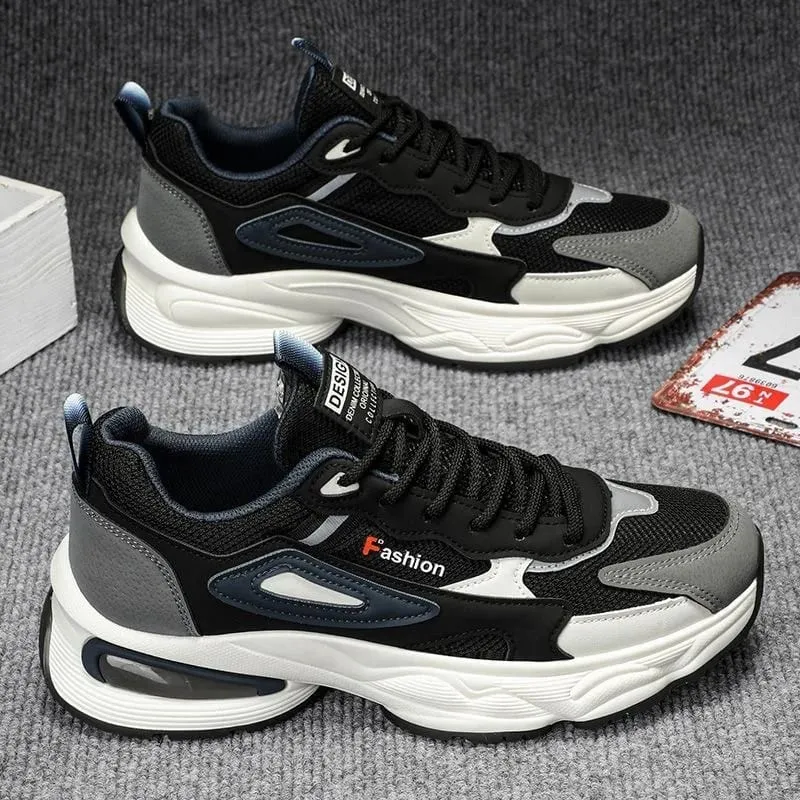 2026 Trendy Sneakers for Men Shoes Summer Outdoor Wear-Resistant Casual Sports Skateboard Shoes Fashion Breathable Shoes — image 4