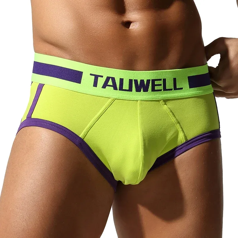 Men's Briefs, Comfortable Cotton, Full Coverage, Sexy Men's Triangle Underwear with Pouch Enhancing Design — image 12