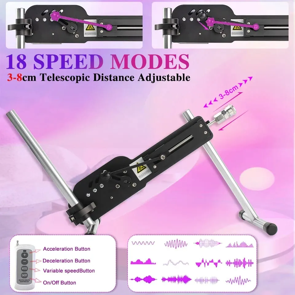 Awtomatikong Mute Sex Machine para sa mga Babae at Lalaki Mga Machine para sa Sex Masturbation Love Retractable Machine Vibrator Sex Toys para sa mga Babae — image 3