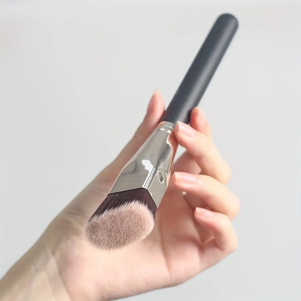 2 PCS Makeup Brushes Rectangular Foundation Brush & Concealer Brush for Contouring Blending Powder/ Foundation Application — image 4