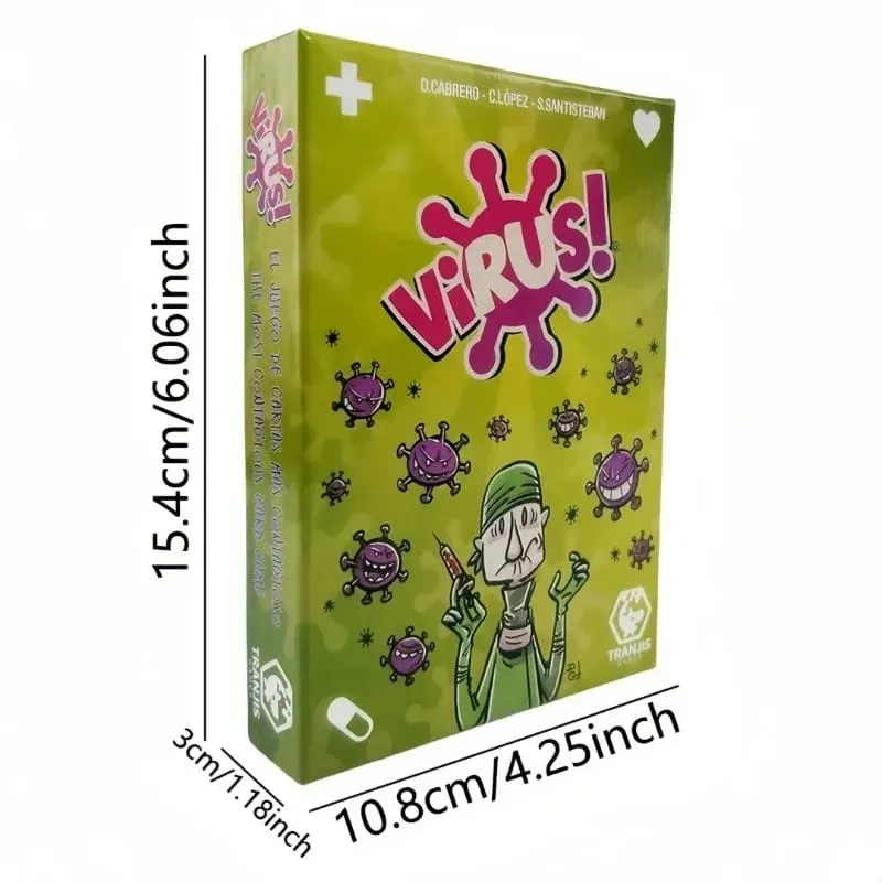 2026 Family Strategy Card Game Set Virus Series 1&2 & Halloween Adult Party Board Game Youth Group Interactive Entertainment — image 6