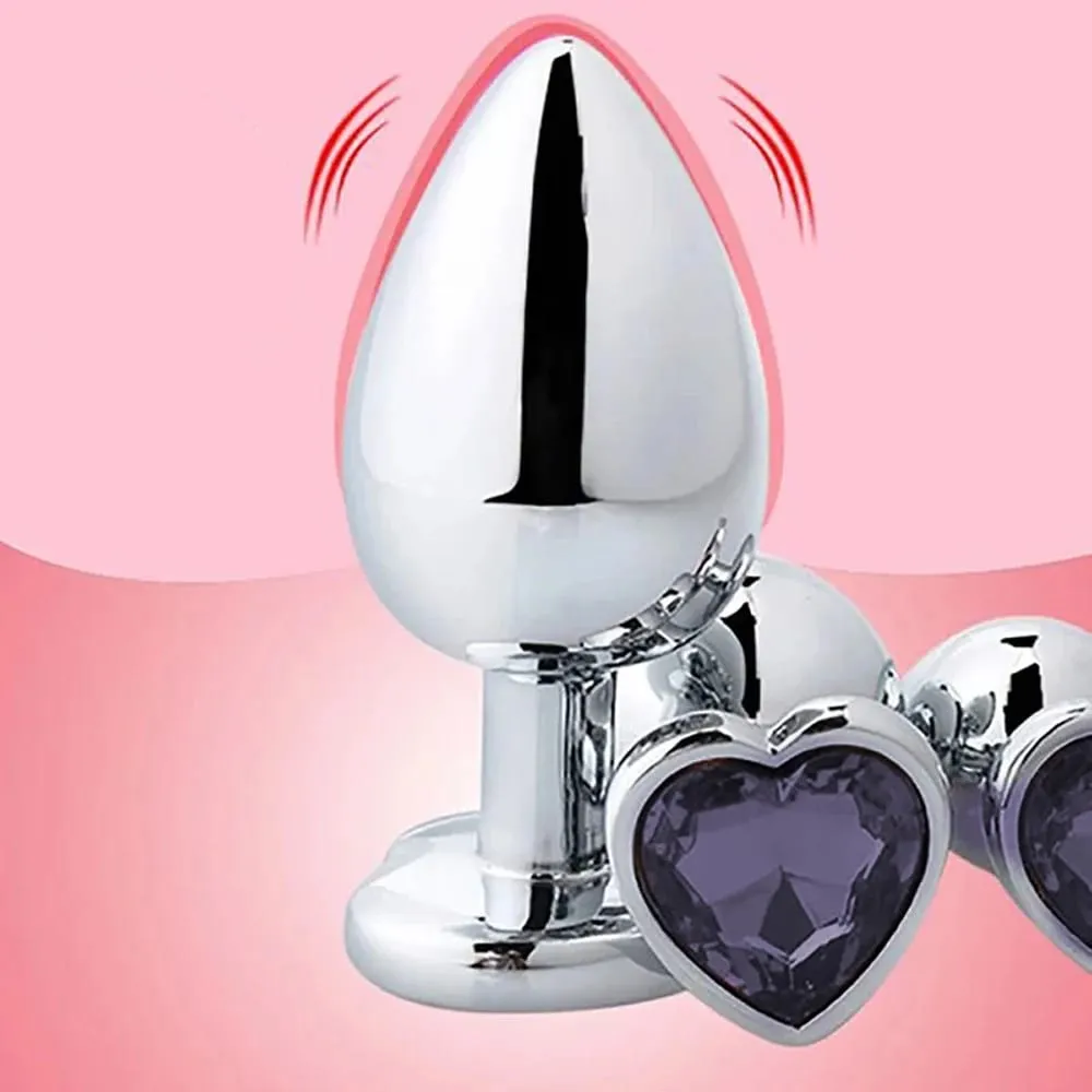 S/M/L Metal Anal Plug Butt Plug Sex Toy Butt Toy for Women Men Couples Gay Adult Game Masturbator Anal Diamond Sex Shop — image 5