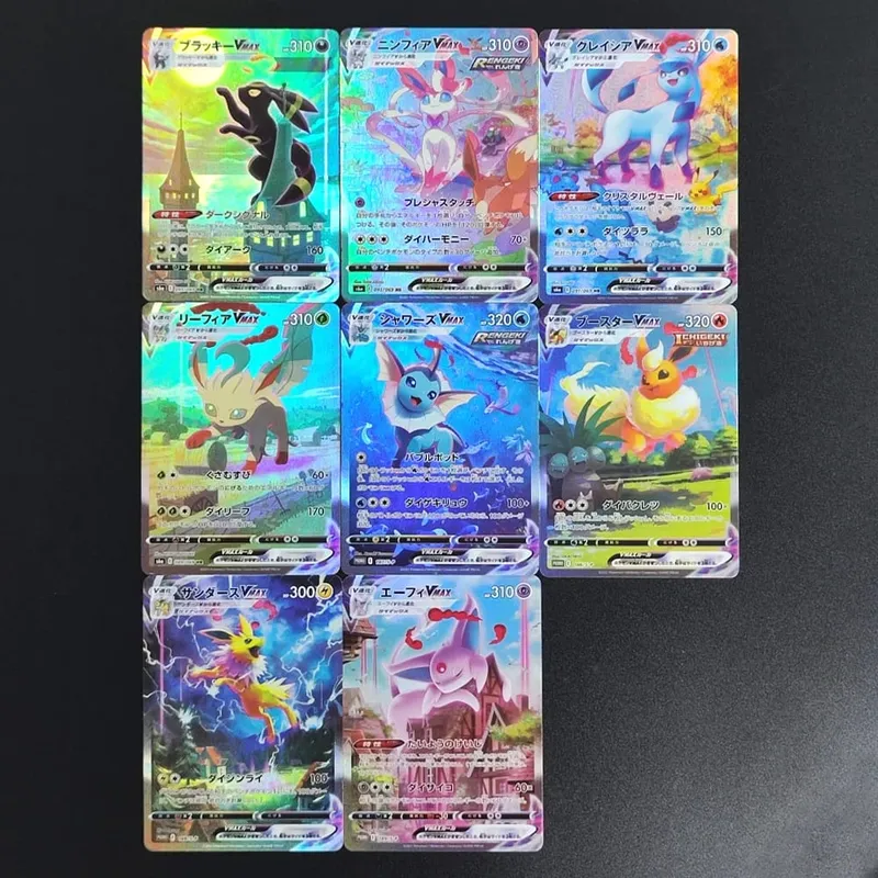 PKM Japanese Foil Proxy Card Sv11W White Flare Sv11B Black Bolt Reshiram Zekrom Ex Victini 288/sv-P Game Collection Card Toy — image 25