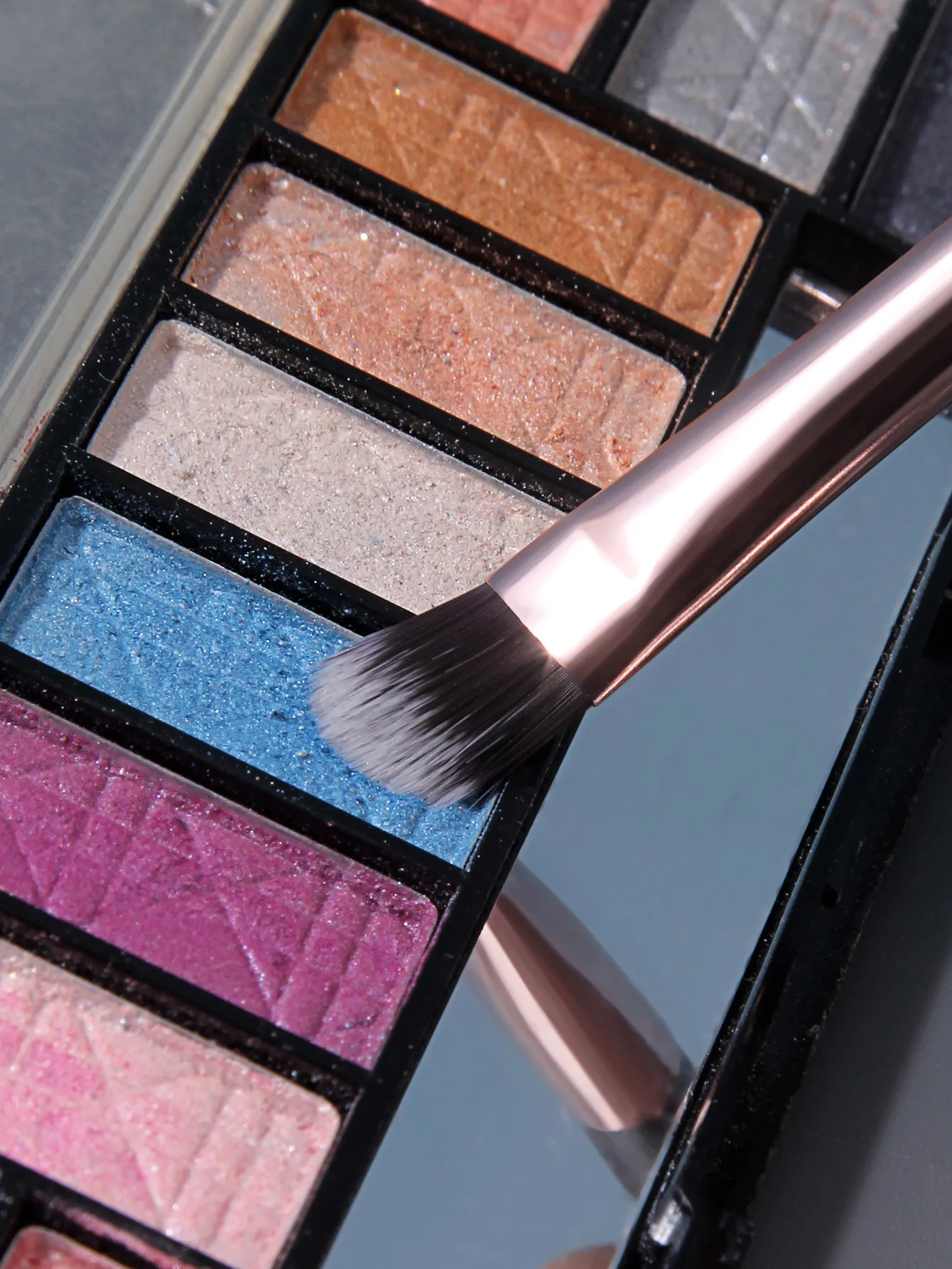1Pc/25Pcs Eyeshadow Brush Set Soft Synthetic Eye Makeup Brushes for Blending Shading Detail Eye Makeup Tool — image 5