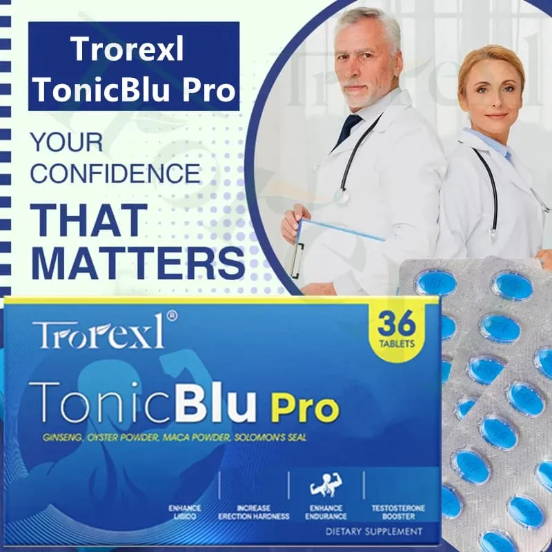 36-360 Comprimidos Azuis Comprimidos Produto de Saúde Men Power Fórmula Clinicamente Comprovada