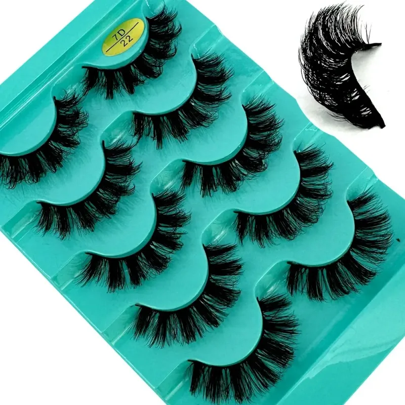 Fluffy Lashes Mink False EyelashesThick Cat Eye Makeup Long Natural Volume 3d Eyelashes Extension Wholesale Mink Eyelashes — image 15