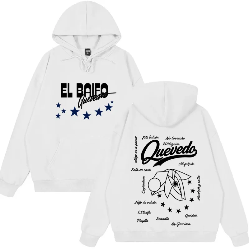 EL BAIFO Album 2026 Tour Graphics Hoodie Men Women Aesthetic Trend Sweatshirts Loose Casual Vintage Oversized Pullover — image 4