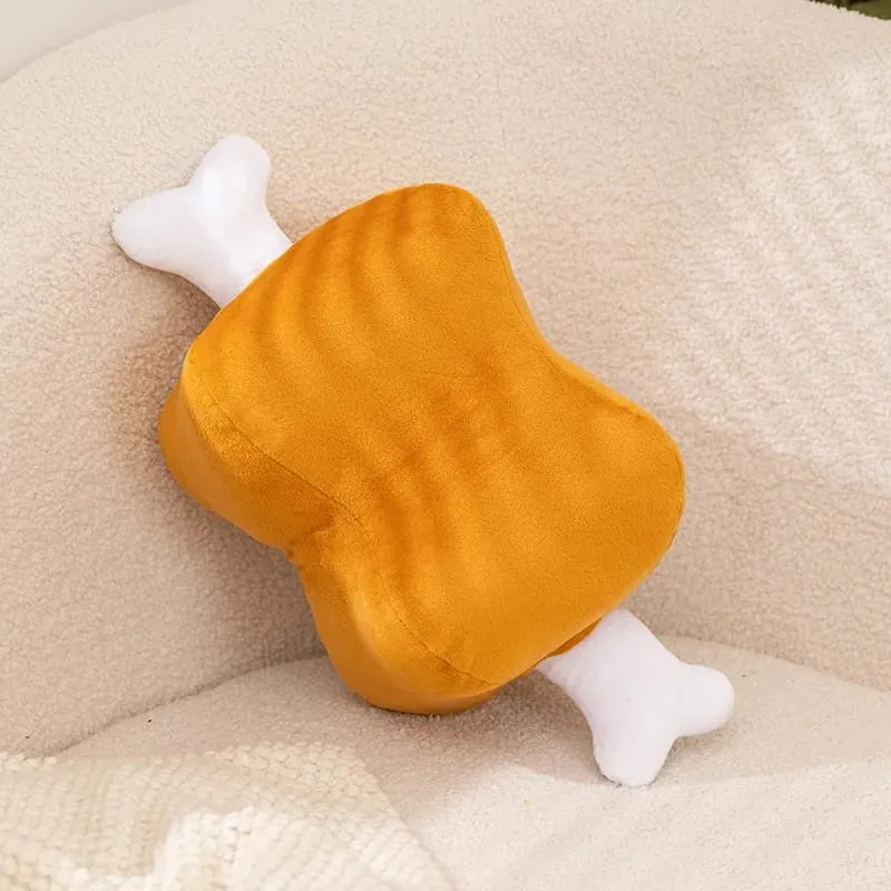 40cm mięso z kością pluszowa poduszka w kształcie kości śmieszne mięso poduszka na drzemkę na biurko wypchana miękka lalka do spania poduszka na sofę wystrój pokoju — image 5