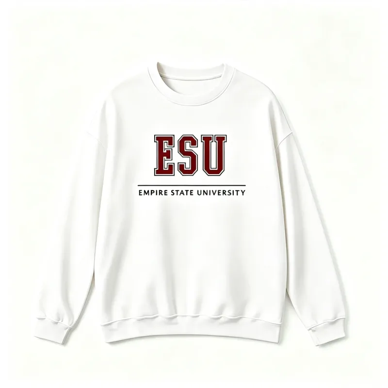 2026 new ESU Empire State University Hoodie Sweatshirt Brand New Day Merch Peter Hoodies Unisex Spring and Summer Long Sleeve