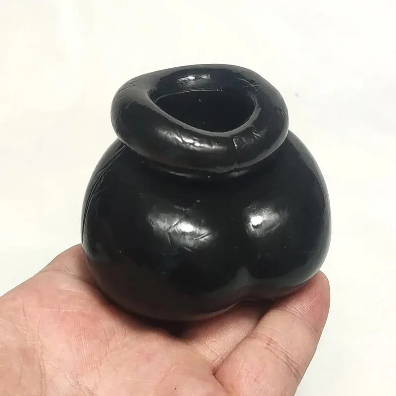 Penis Ring Scrotum Cock Ring Adults Sex Toys For Men Couple Scrotum Cage Ball Stretcher Soft Ejaculation Delay Erection Cockring — image 4