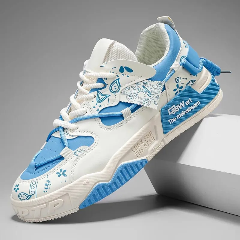 Sneakers Outdoor Sports Men's Lace-up Fitness Skate Shoes Casual Basketball Shoes Comfortable Soft Sole Large Size — image 6