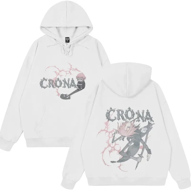 Japanese Anime Soul Eater Crona Funny Hoodies Men's Women Clothing Fashion Oversized Streetwear Casual Long Sleeve Fleece Wears — image 2