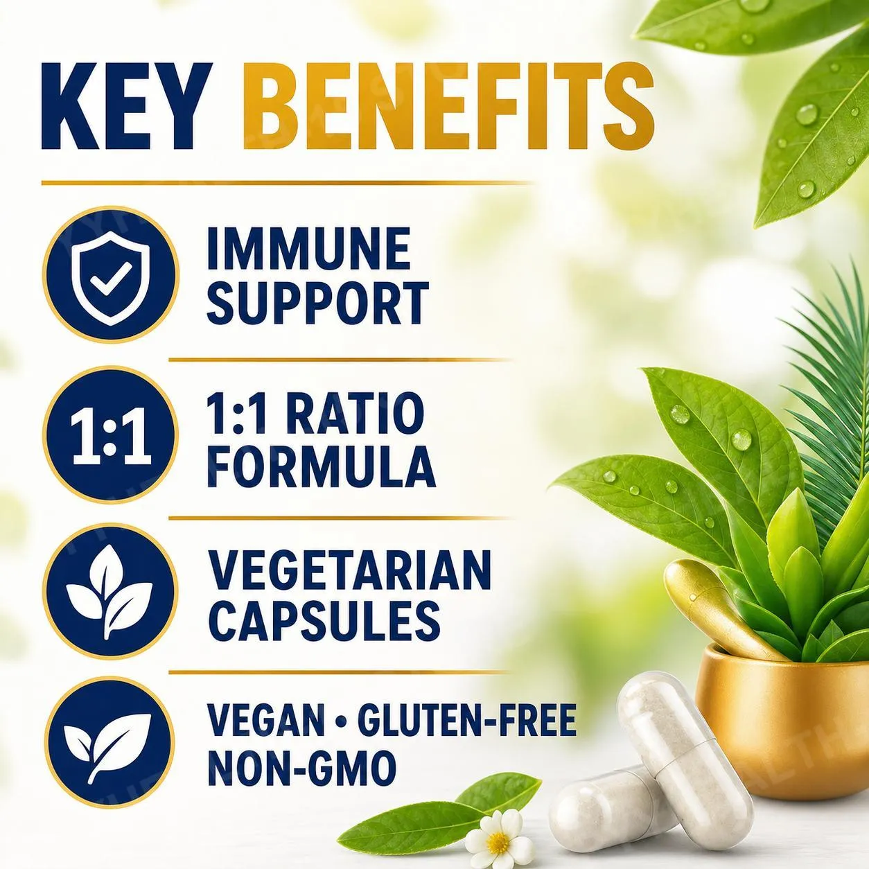 L-Lysine HCl & Monolaurin 1:1 Ratio Capsules Immune Wellness Daily Defense and Balance Support 600 mg Each 100 Count — image 4
