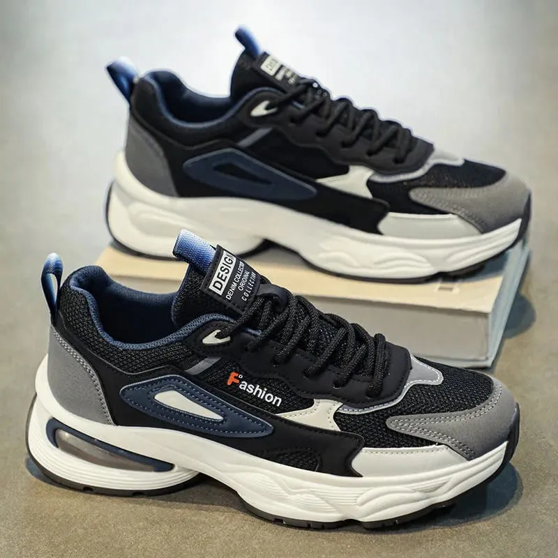2026 Trendy Sneakers for Men Shoes Summer Outdoor Wear-Resistant Casual Sports Skateboard Shoes Fashion Breathable Shoes — image 2