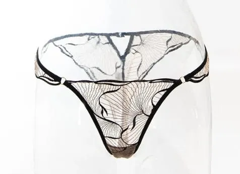 セクシーな Women French Hollow Lace Bra Set Floral Embroidery Ultra Thin Cup Minimizer Brassiere Stretchy Daily Lingerie 32 to 38