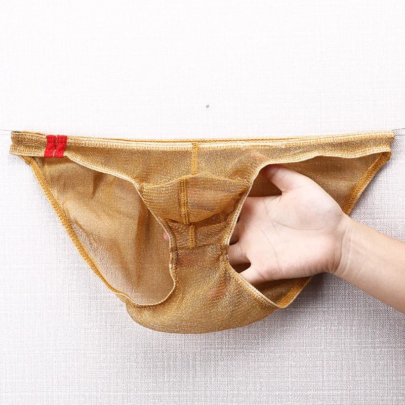 Underklädesbyxor för män Ultratunn, lågväxt mesh andningsbara trosor — image 13