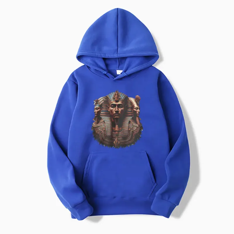 Egyptian Pharaoh Graphic Ancient Egypt Art Meme Hoodie Men Women Vintage Fashion Humor Long Sleeve Hooded Sweatshirts Streetwear — image 9