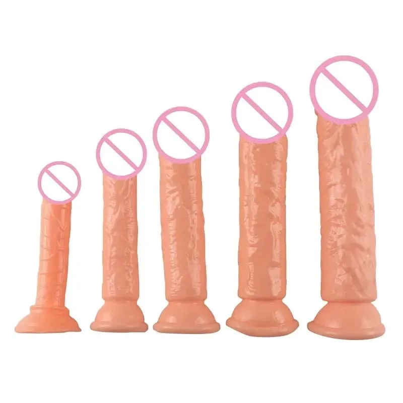 Realistic Silicone Dildo with Suction Cup G-Spot Anal Dildos Strapon Dick Butt Plug Masturbat Adult Sex Toys for Man Women — image 5