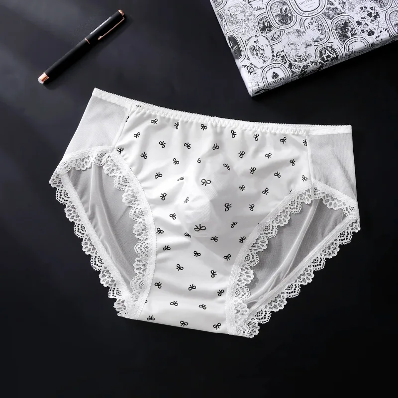 Calcinha de cetim sissy masculina, tamanho grande, sexy, renda transparente, lingerie brilhante, cintura média, laço em u, bolsa convexa — image 21