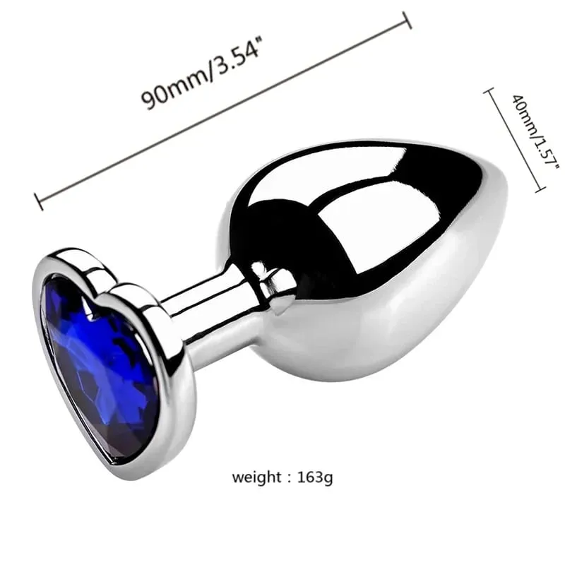 3 Sizes Metal Anal Plug Jewelry Base Beginner To Expert Butt Plug Tail Female Male Adult Toys Dildos Adult Sex Toys Couples